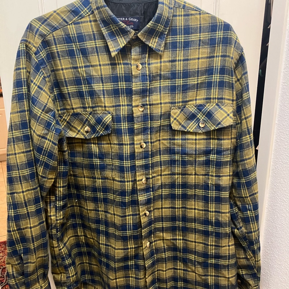 Sutter & Grant plaid shirt size L